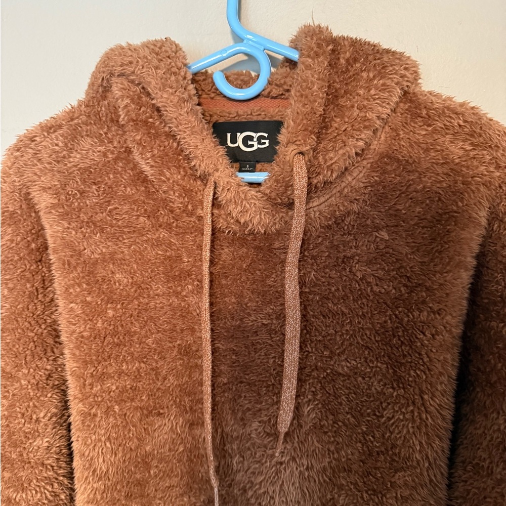 UGG Tan Fuzzy Hoodie